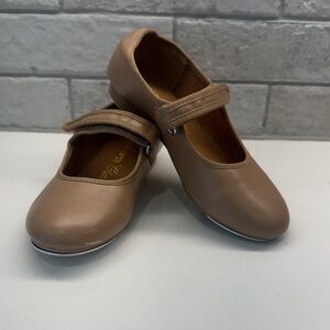 Classic Tan Kids tap shoes